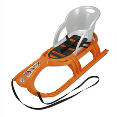 KHW Санки детские Snow Tiger Comfort со спинкой (оранж) (по 2)