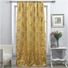 Портьера Amore Mio Giardi 140*270 см. Горчичная