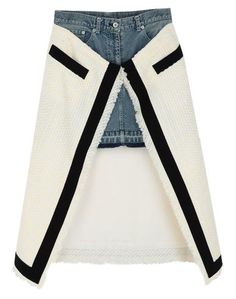 Джинсовая юбка Sacai