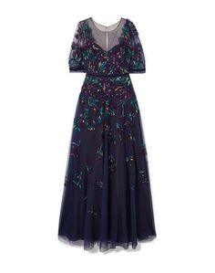 Длинное платье Marchesa Notte