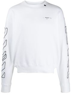 Off-White толстовка с абстрактным принтом