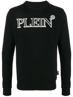 Philipp Plein приталенная толстовка с принтом