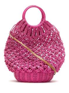 Serpui Bolsa de crochet de palha