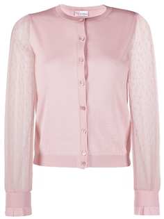 Red Valentino кардиган из тюля Point despirit