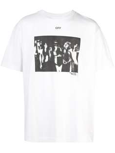 Off-White футболка с графичным принтом