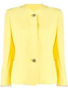 Versace Pre-Owned однобортный блейзер 1980-х годов
