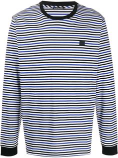 Acne Studios футболка в полоску с длинными рукавами