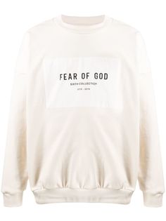 Fear Of God толстовка с нашивкой-логотипом