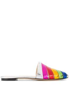 Charlotte Olympia шлепанцы Technicolour 