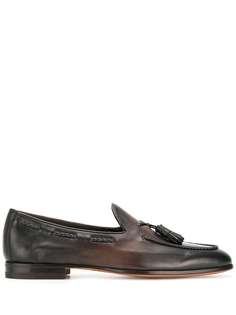 Santoni лоферы с кисточками