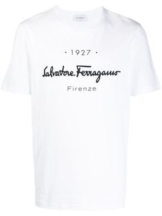 Salvatore Ferragamo футболка с логотипом