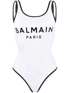 Balmain купальник с логотипом