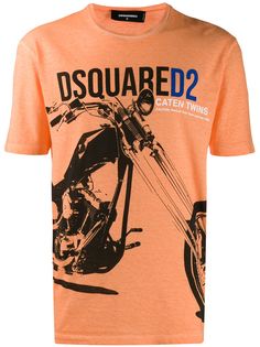 Dsquared2 футболка с принтом Road on fire!