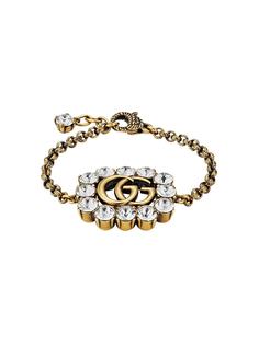 Gucci декорированный браслет с декором Double G