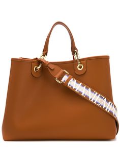 Emporio Armani сумка-тоут с тиснением под кожу крокодила