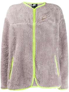 Nike флисовая толстовка Plush на молнии