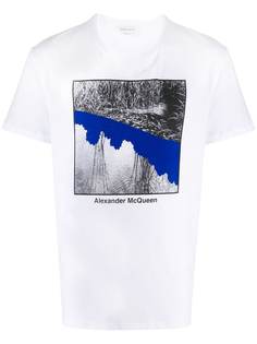 Alexander McQueen футболка с фотопринтом