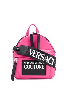 Versace Jeans Couture маленький рюкзак с нашивкой-логотипом