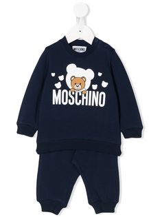 Moschino Kids комплект для новорожденного с логотипом