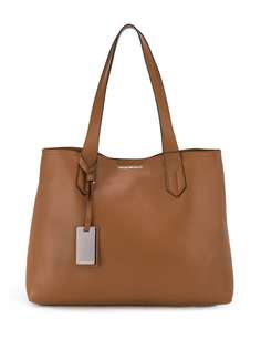 Emporio Armani leather-tag tote bag