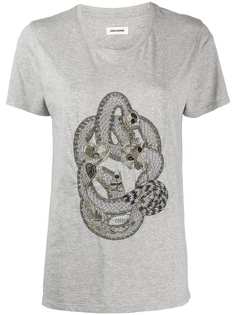 Zadig&Voltaire футболка Aria с вышивкой