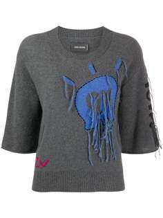 Zadig&Voltaire джемпер Edna с укороченными рукавами