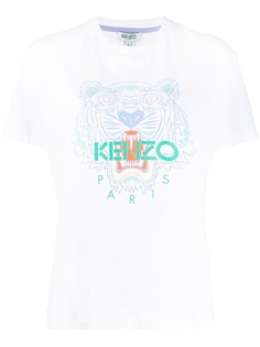 Kenzo футболка с короткими рукавами и принтом Tiger