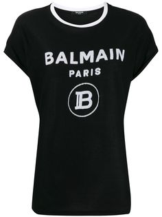 Balmain футболка с короткими рукавами и логотипом