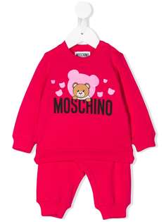 Moschino Kids комплект для новорожденного с логотипом