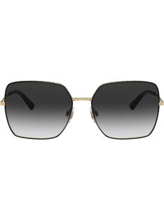 Dolce & Gabbana Eyewear солнцезащитные очки с логотипом
