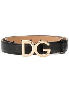 Dolce & Gabbana ремень с логотипом DG на пряжке