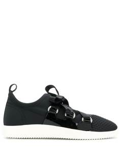 Giuseppe Zanotti кроссовки с декоративной шнуровкой из лент