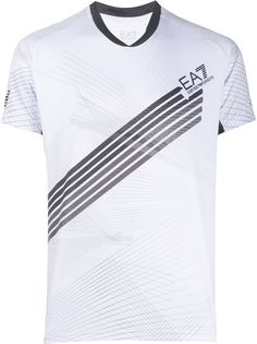 Ea7 Emporio Armani футболка с принтом