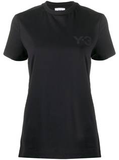 Y-3 мешковатая футболка с круглым вырезом