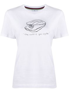 PS Paul Smith футболка с принтом The World Is Your Oyster