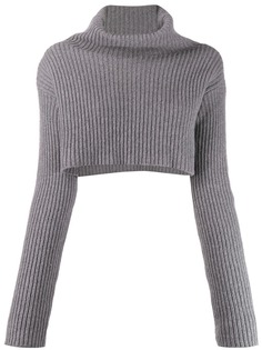Valentino Pre-Owned укороченный джемпер с высоким воротником