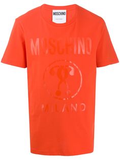 Moschino футболка с логотипом