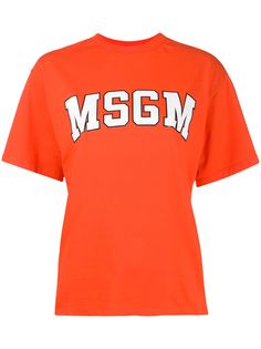 MSGM футболка с логотипом