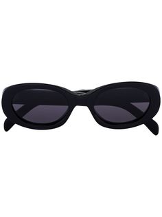 Celine Eyewear солнцезащитные очки в овальной оправе