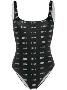 Dsquared2 слитный купальник с логотипом