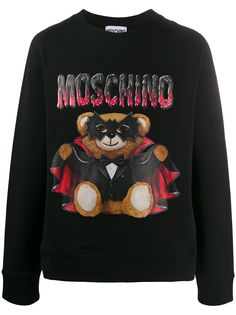 Moschino Dracula Teddy print sweatshirt
