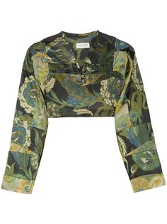 Dries Van Noten Pre-Owned укороченный жакет 1990-х