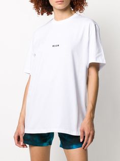 MSGM футболка с логотипом