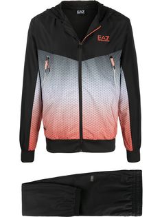 Ea7 Emporio Armani куртка с эффектом градиента