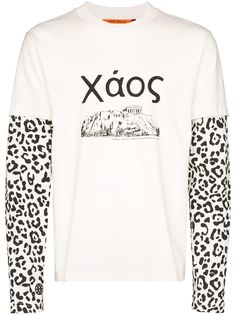 Vyner Articles футболка с леопардовым принтом