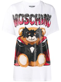 Moschino футболка с принтом Teddy Bear