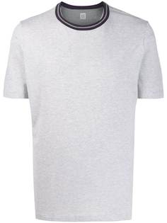 Eleventy футболка с контрастным воротником