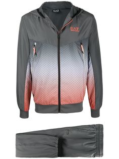 Ea7 Emporio Armani куртка с эффектом градиента