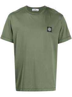 Stone Island футболка 24113 с нашивкой-логотипом