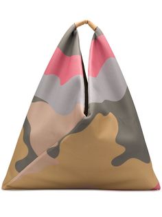 Mm6 Maison Margiela сумка-тоут с камуфляжным узором